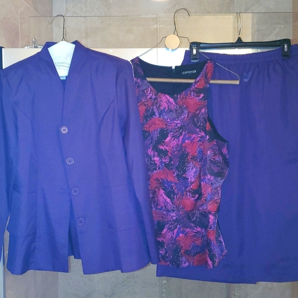 Purple Business Suit